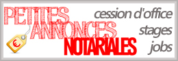 petites annonces notariales